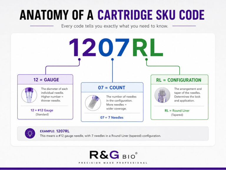 Tattoo Needle Cartridges Size Chart Explained