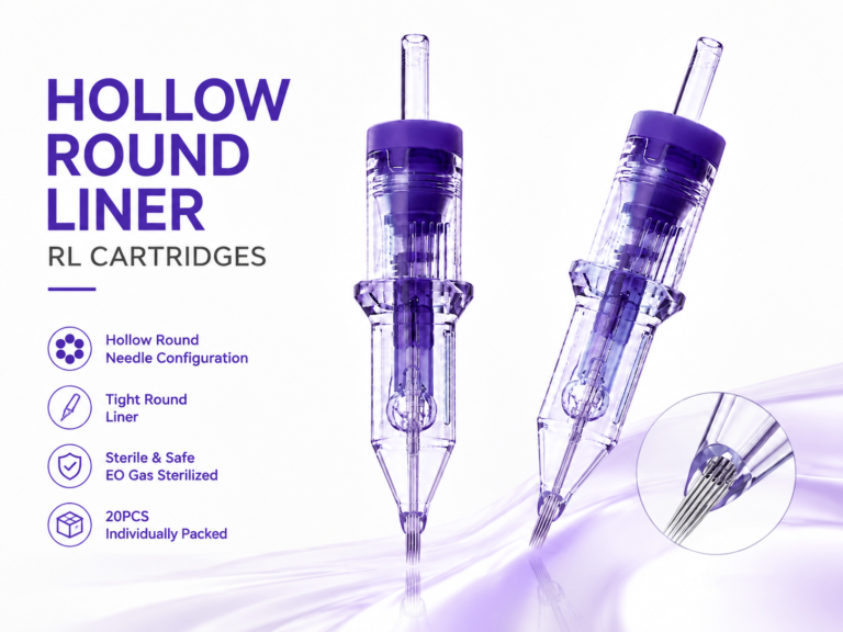 Hollow Round liner tattoo cartridges